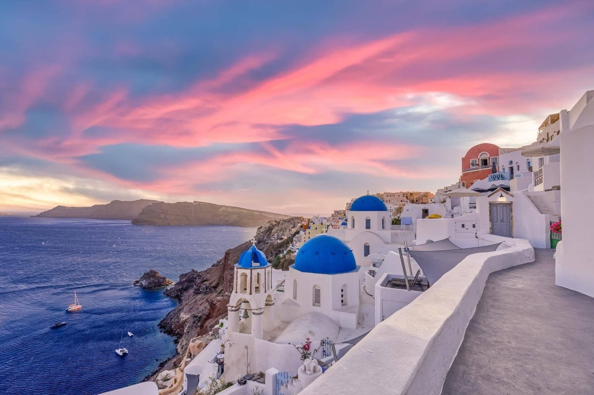 Santorini, Greece - Mediterranean travel destination